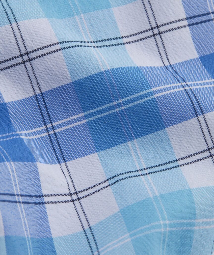 Boys' On-The-Go Nylon Plaid Shirt