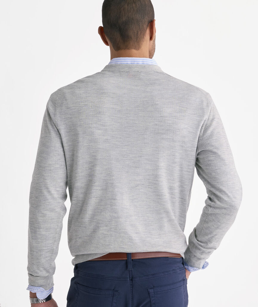 Cashmere Silk V-Neck Sweater