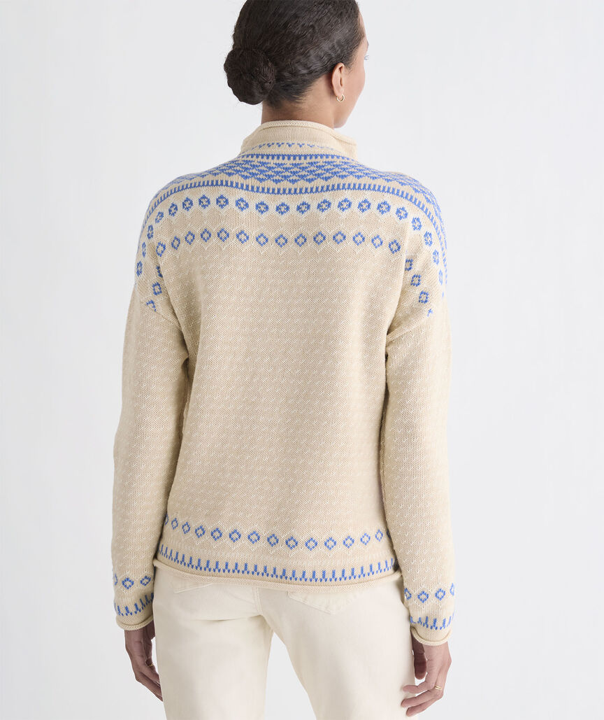 Katie Cotton Mockneck Sweater