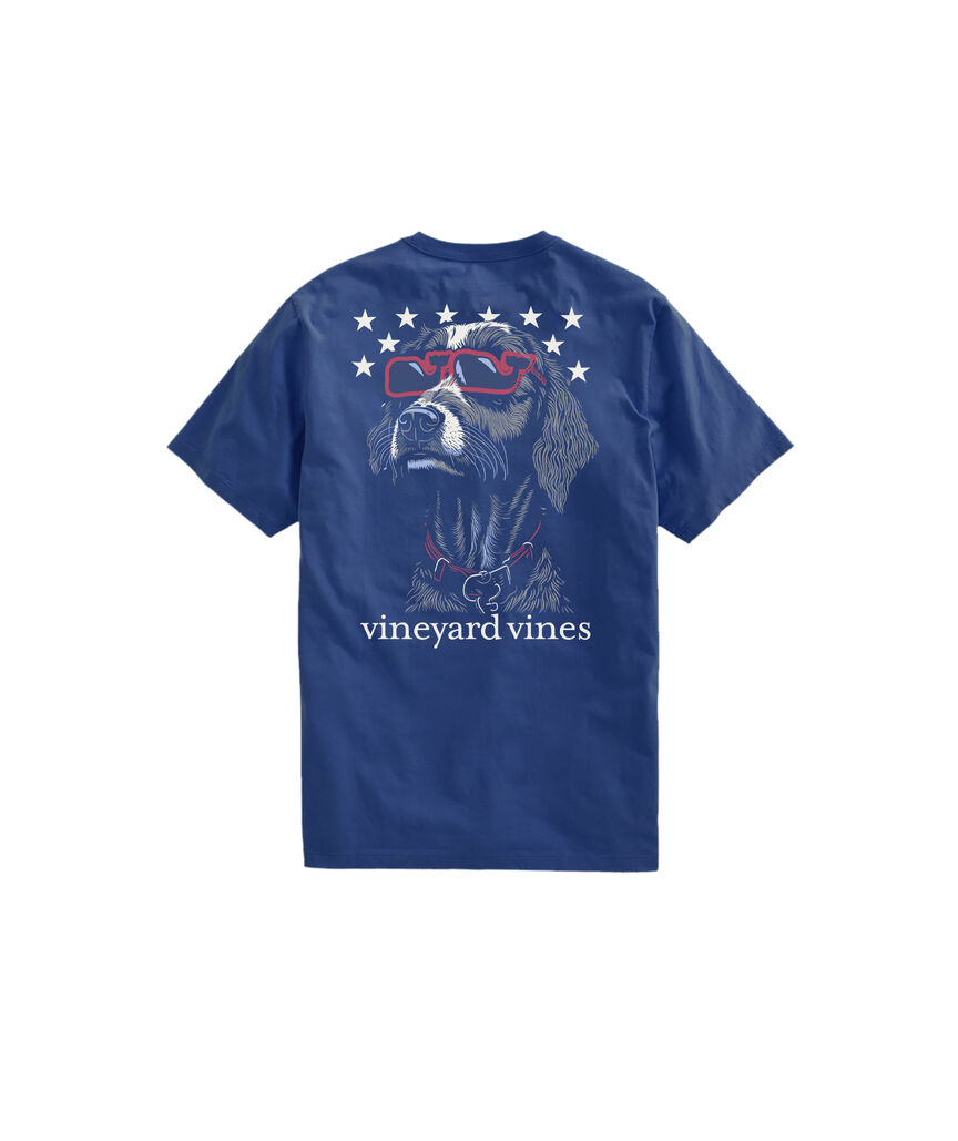 OUTLET Americana Dog Short-Sleeve Pocket Tee