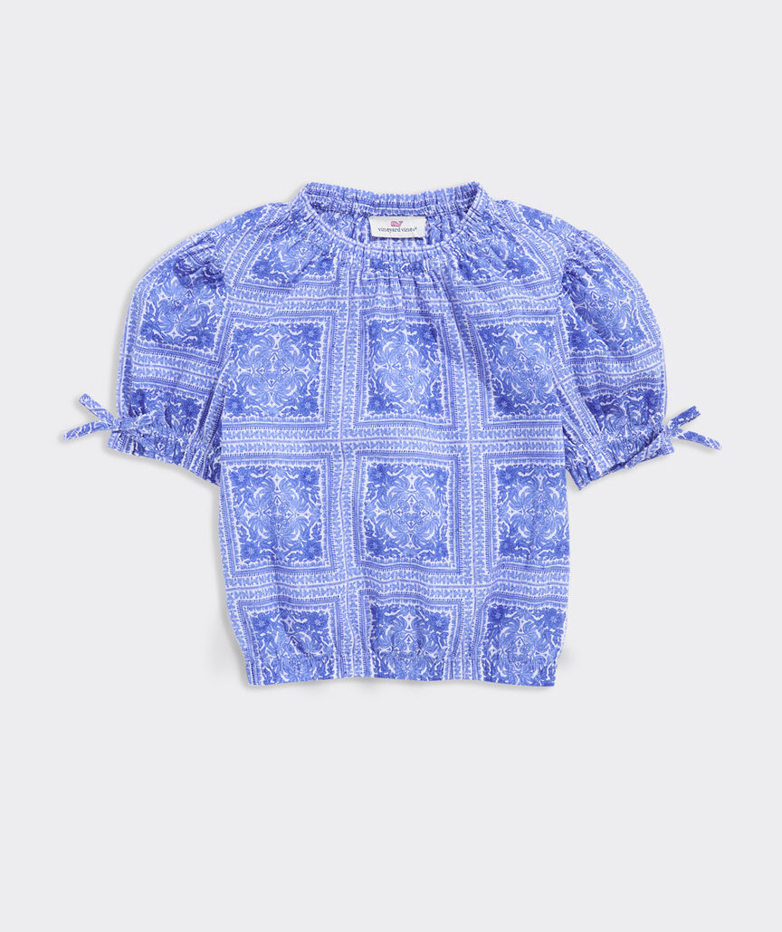 Girls' Emmy Clip Dot Top