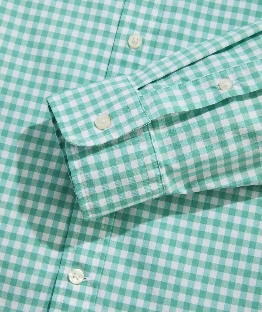 Performance Cotton Skysail Gingham Shirt