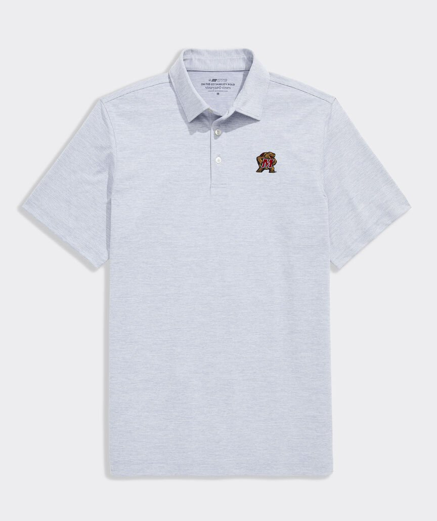 University Of Maryland St. Jean Stripe Sankaty Performance Polo