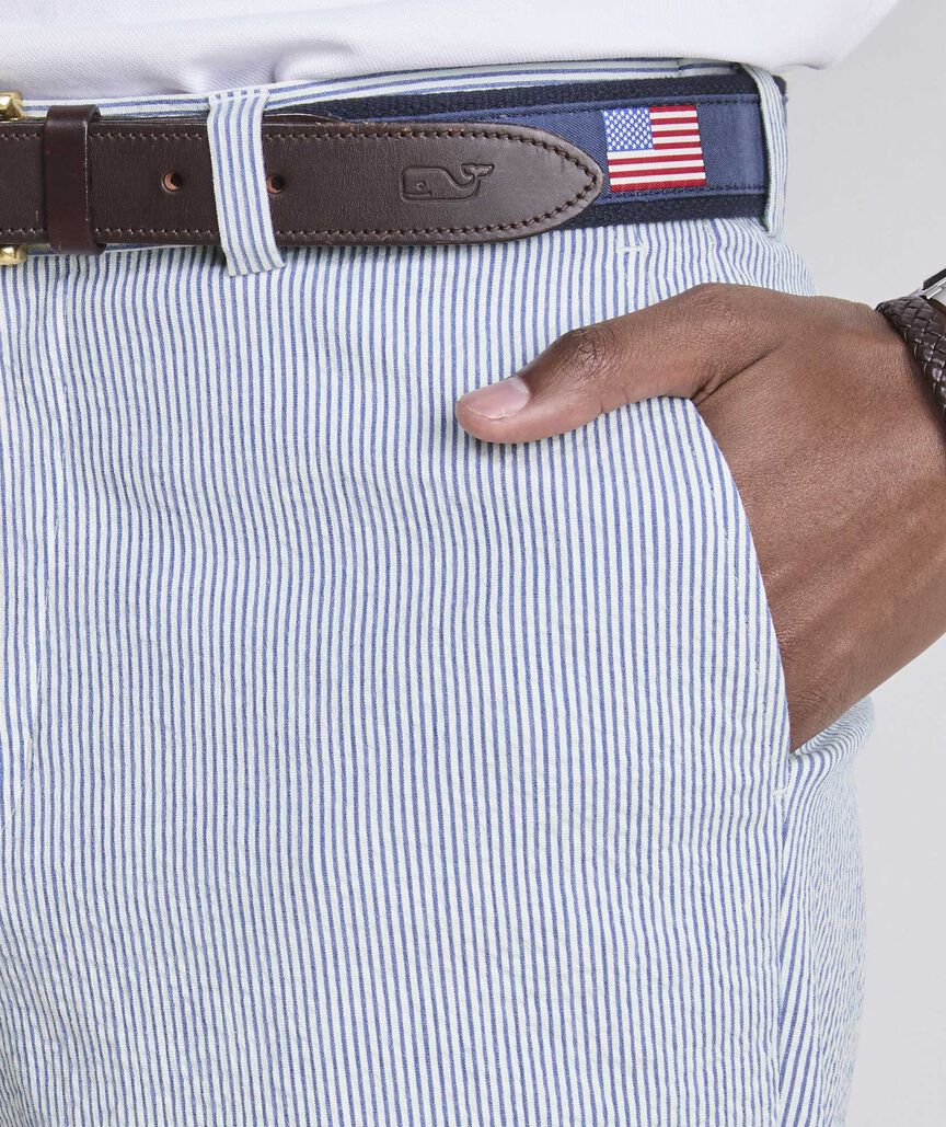 7 Inch Seersucker Breaker Shorts