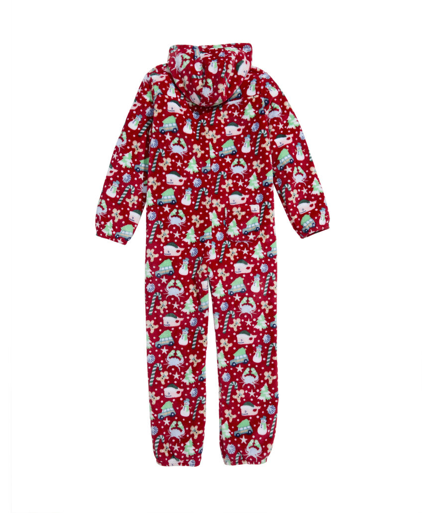 OUTLET Kids' High Pile Beach Holiday One-Piece Pajamas