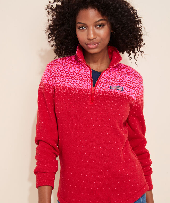 Shop Fair Isle Fleece Relaxed Shep Shirt At Vineyard Vines