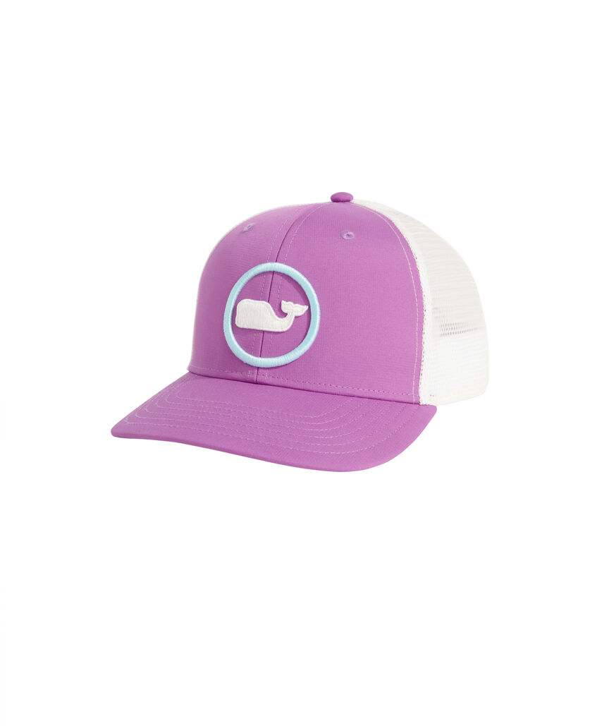 OUTLET Whale Dot Performance Trucker Hat