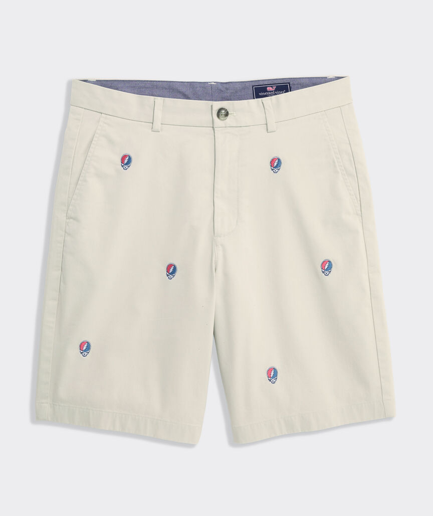 Grateful Dead x vineyard vines Embroidered 9 Inch Breaker Shorts