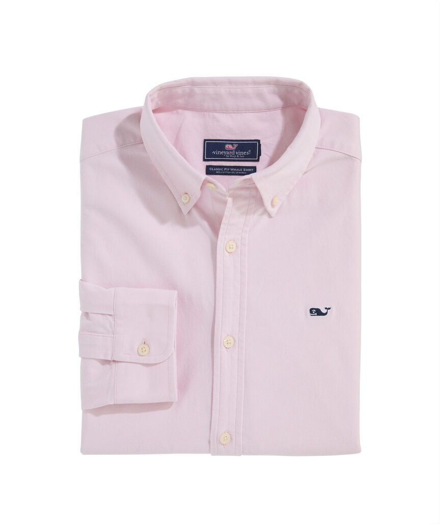 OUTLET Solid Oxford Classic Fit Whale Shirt