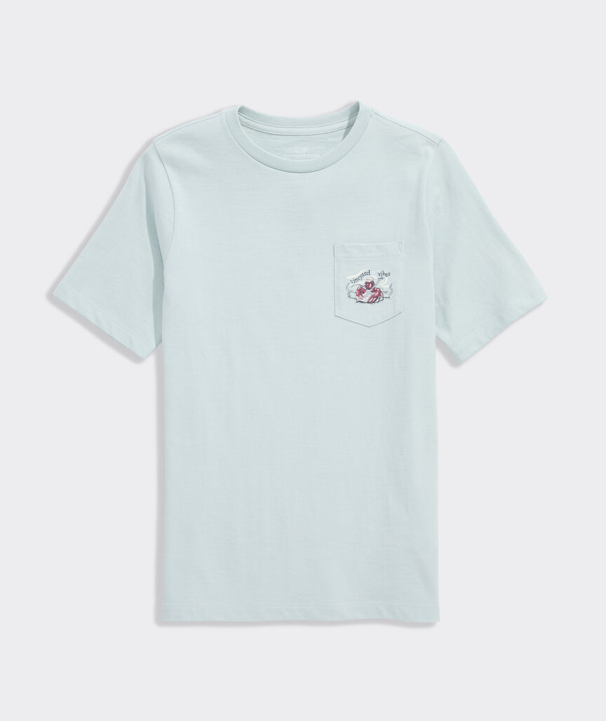 Boys' Yacht Rock Lobster Short-Sleeve Pocket Tee