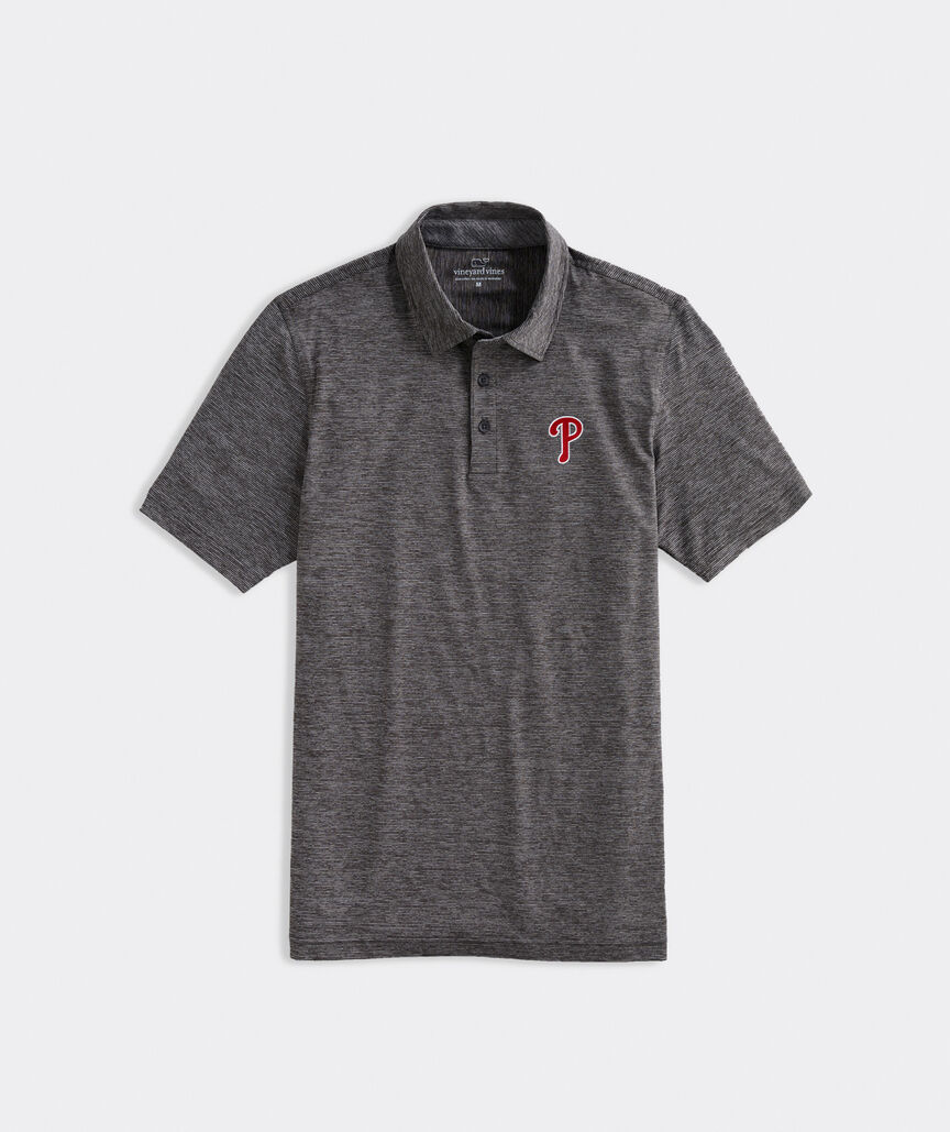 Philadelphia Phillies Destin Stripe Sankaty Polo