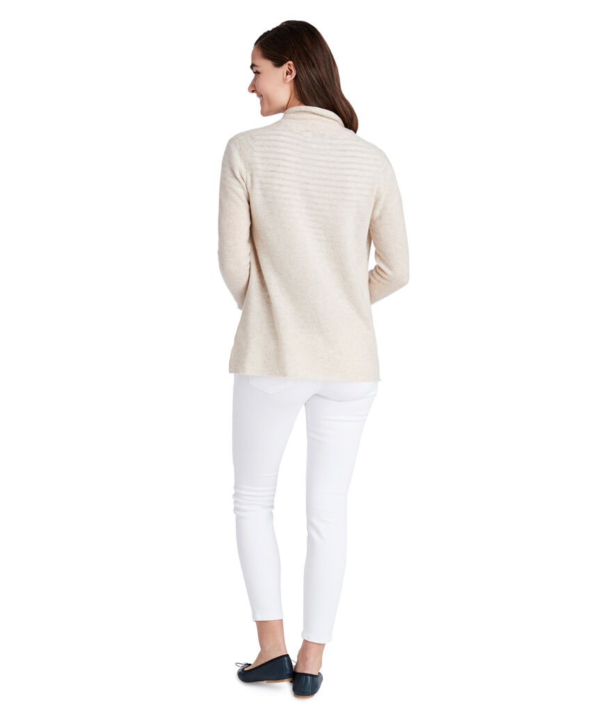 Open Front Cashmere Sweater