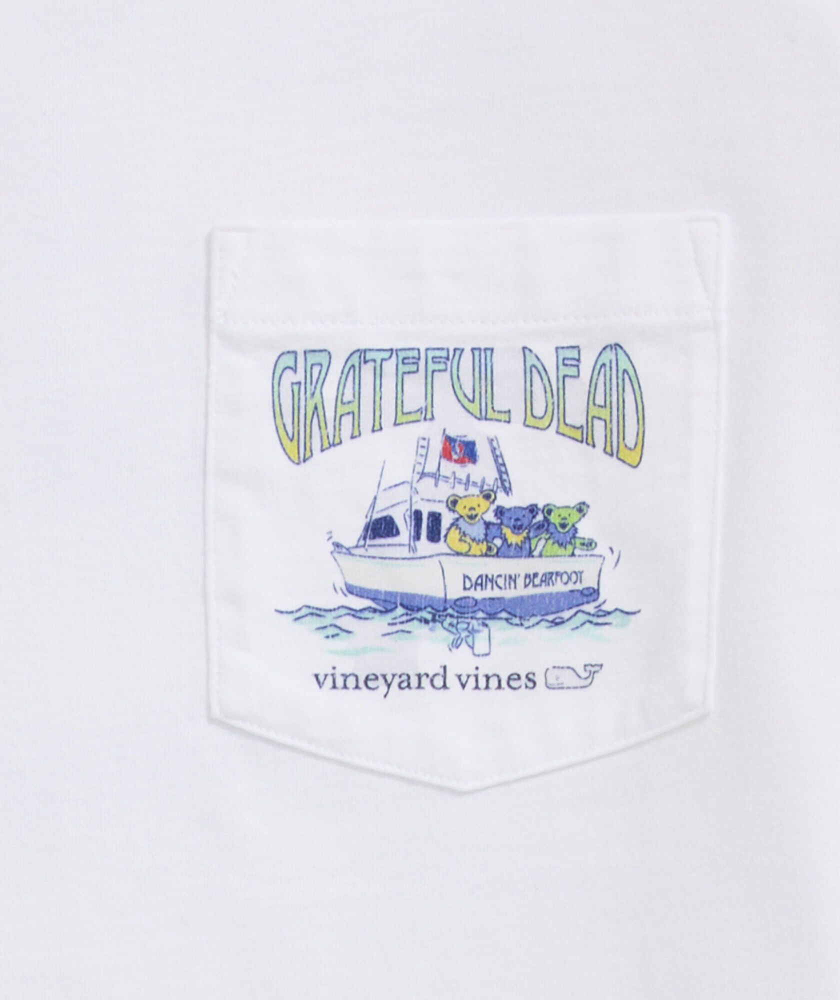 Grateful Dead x vineyard vines Dancin' Bearfoot Short-Sleeve Pocket Tee