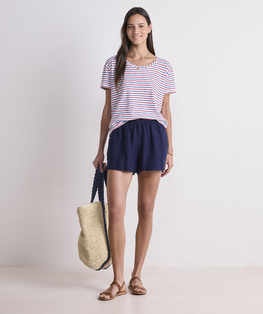 Slub Jersey Relaxed Tee