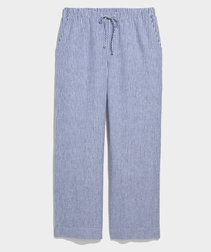 Tie-Waist Linen Pants