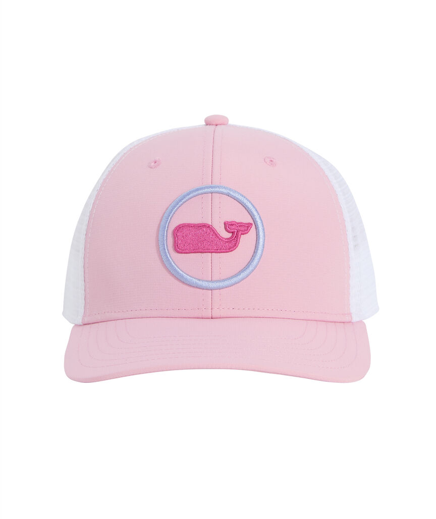 OUTLET Women's Whale Dot Performance Trucker Hat