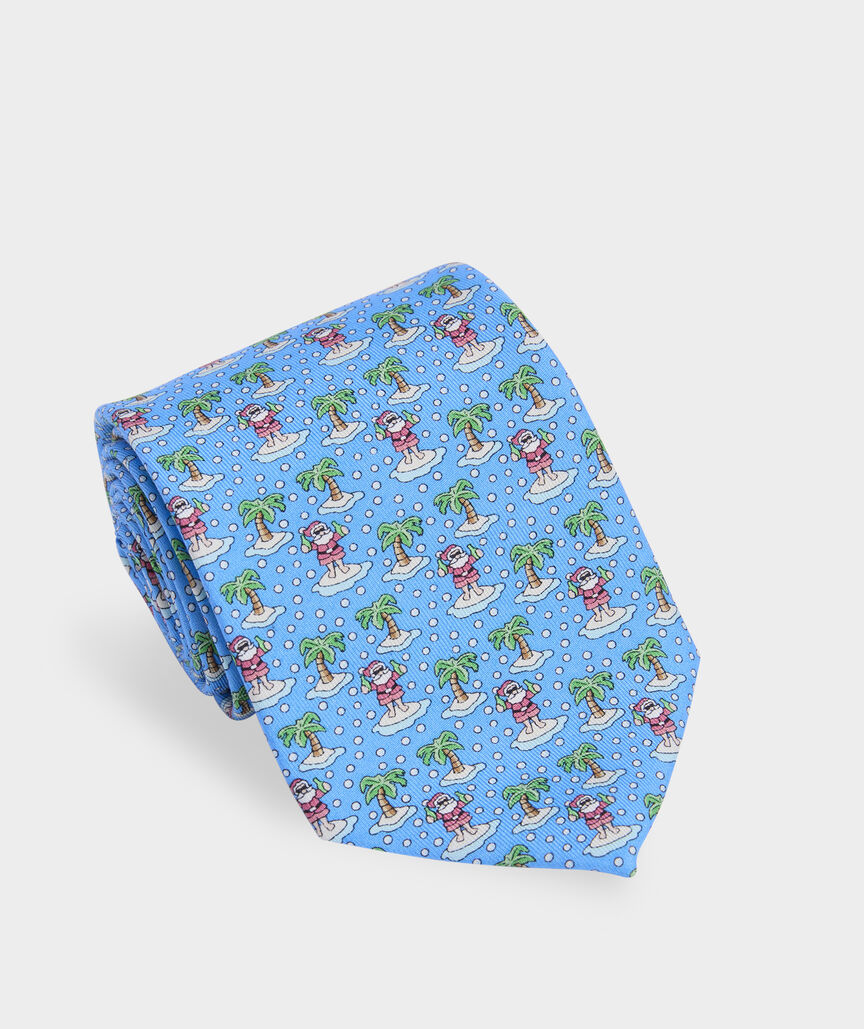 Let It Snow Anywhere But Here Silk Tie