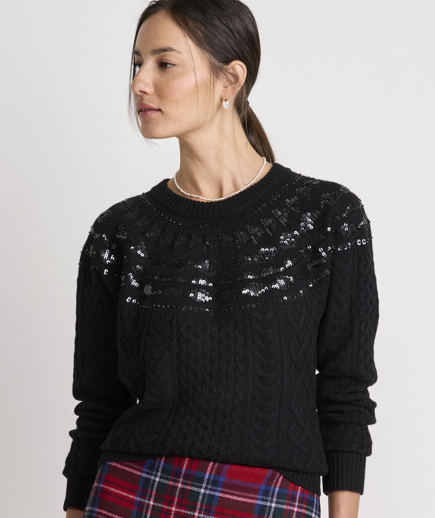 Fair Isle Shine Sweater