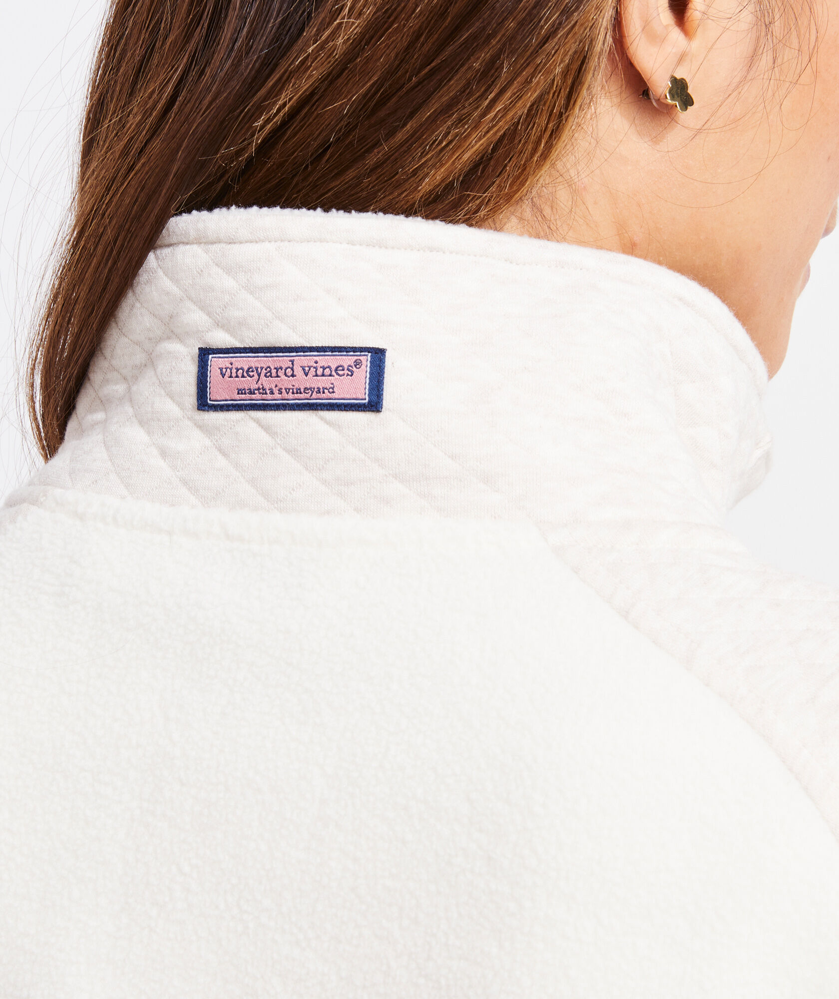 Quilted Sherpa Half-Zip at vineyard vines