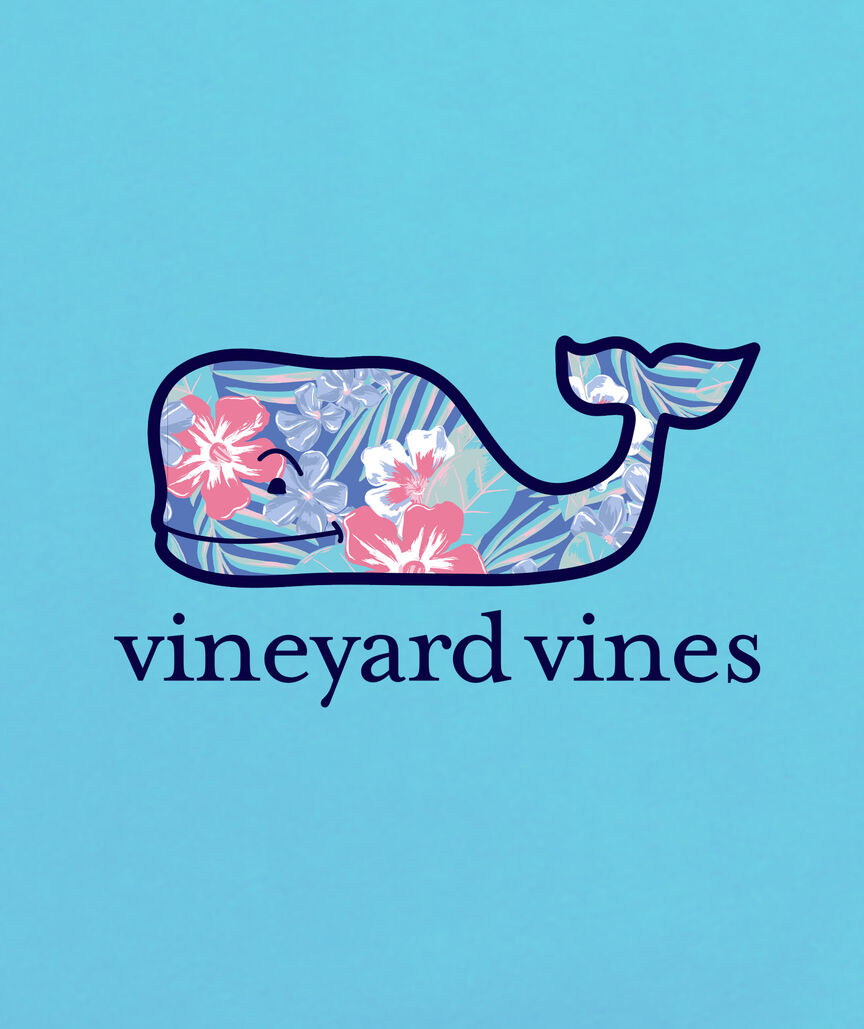 OUTLET Vintage Chappy Floral Whale Short-Sleeve Pocket Tee