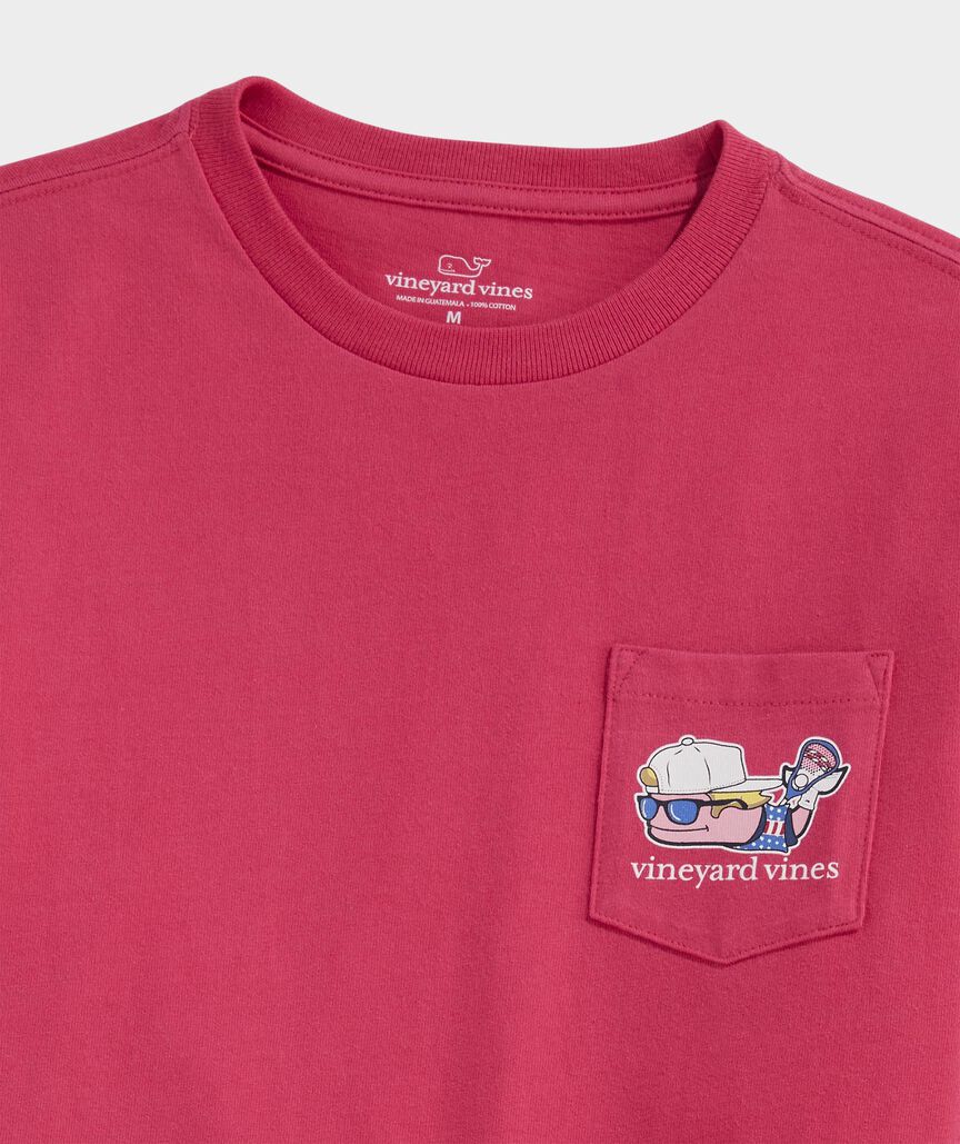 Boys' Lax Bro Whale Short-Sleeve Pocket Tee