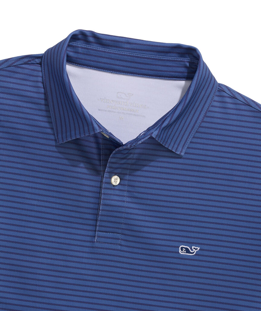 OUTLET Rope Stripe Performance Polo