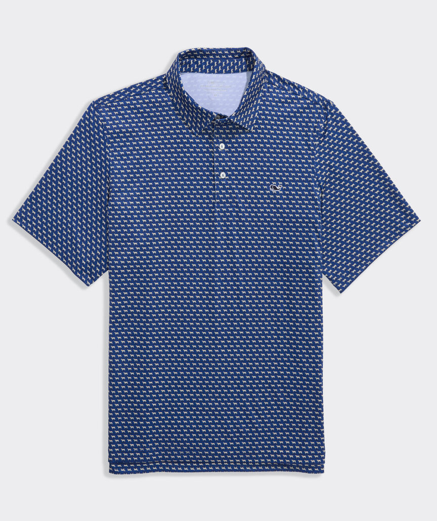 Big & Tall Printed Sankaty Polo