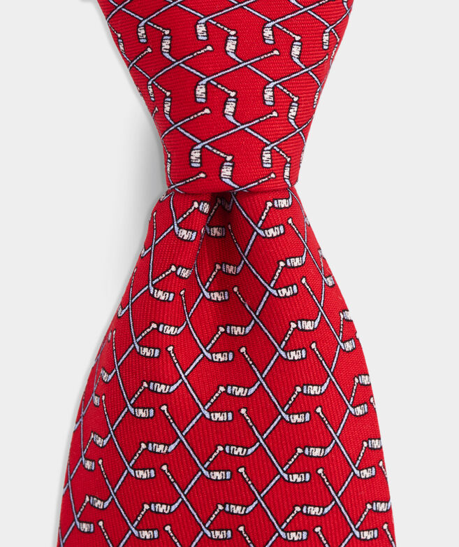 Shop Boys' Hockey Sticks Printed Tie at vineyard vines