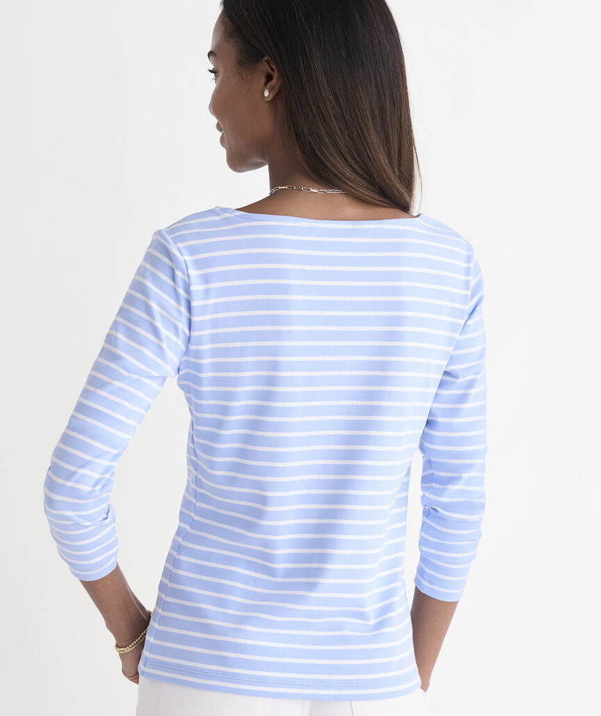 Deluxe Boatneck Tee