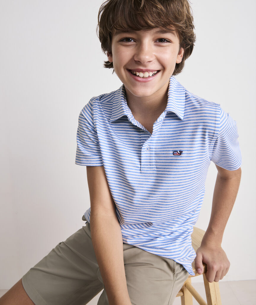 Boys' USA Whale Winstead Sankaty Polo
