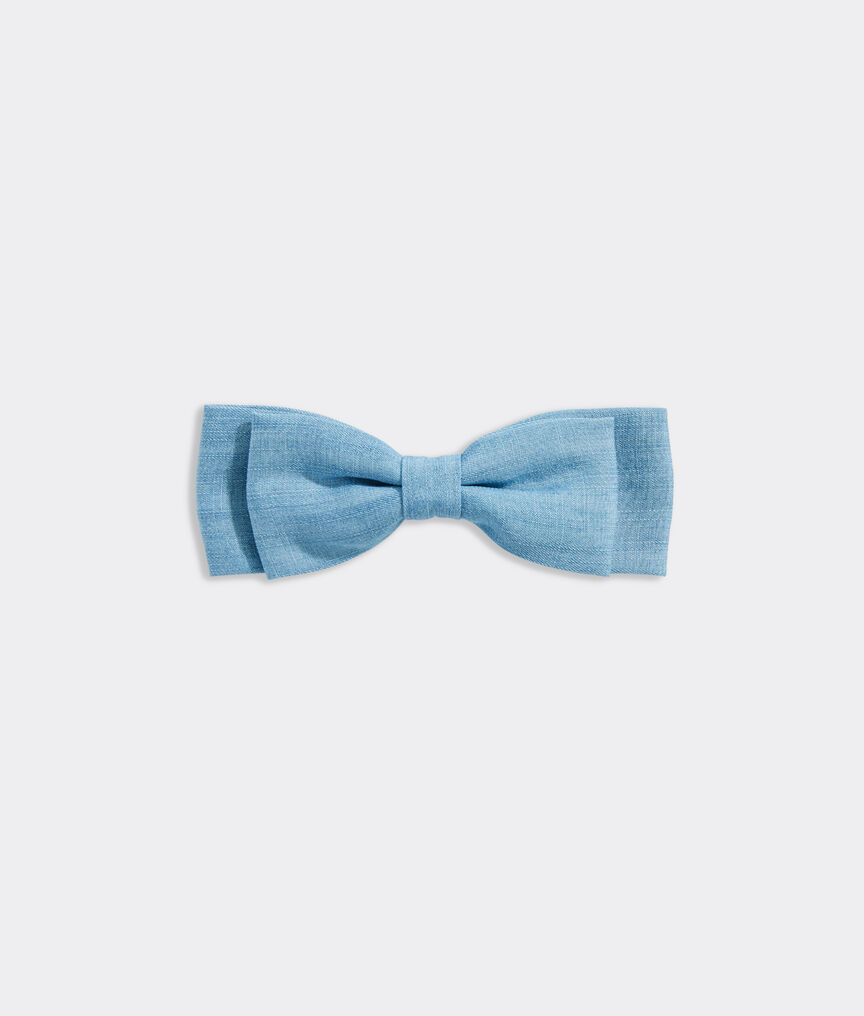 Chambray Bow Barrette