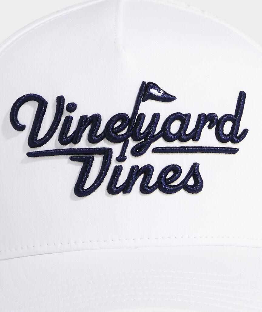 vineyard vines Golf Logo Hi-Pro Performance Trucker Hat