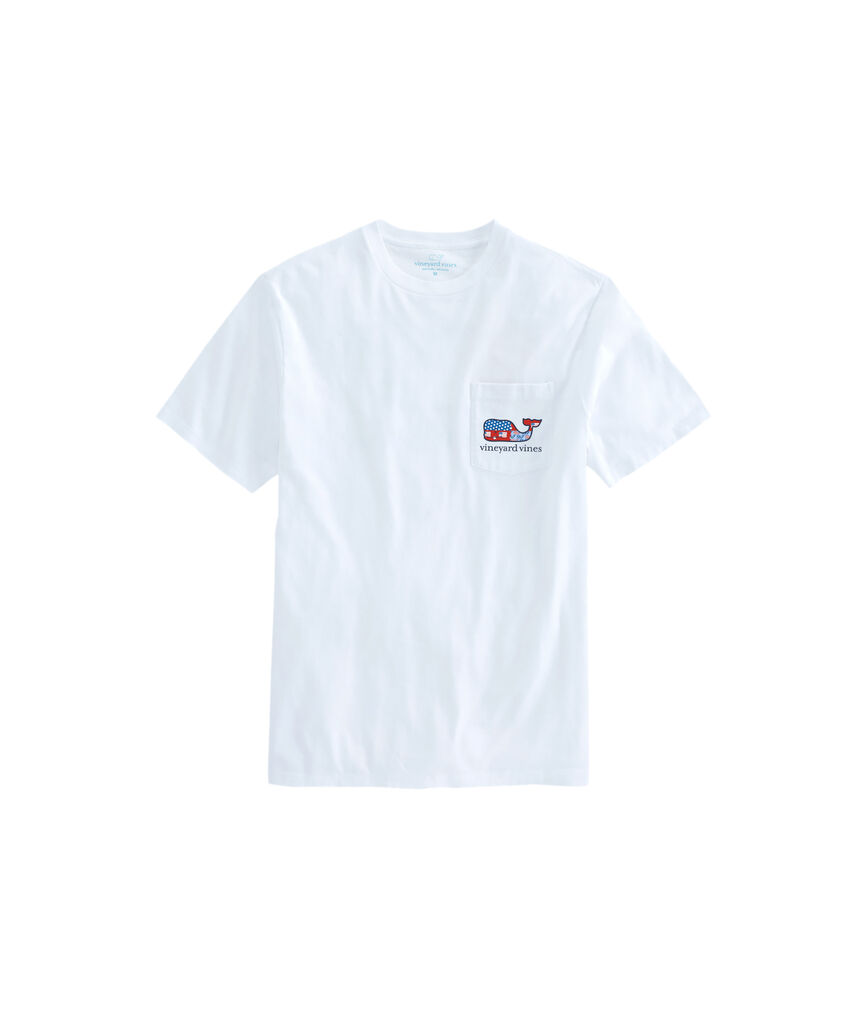 OUTLET Americana Patchwork Short-Sleeve Pocket Tee