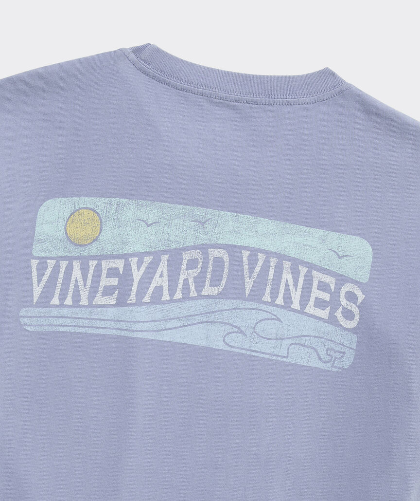 Drift Dye Sun & Waves Short-Sleeve Pocket Tee