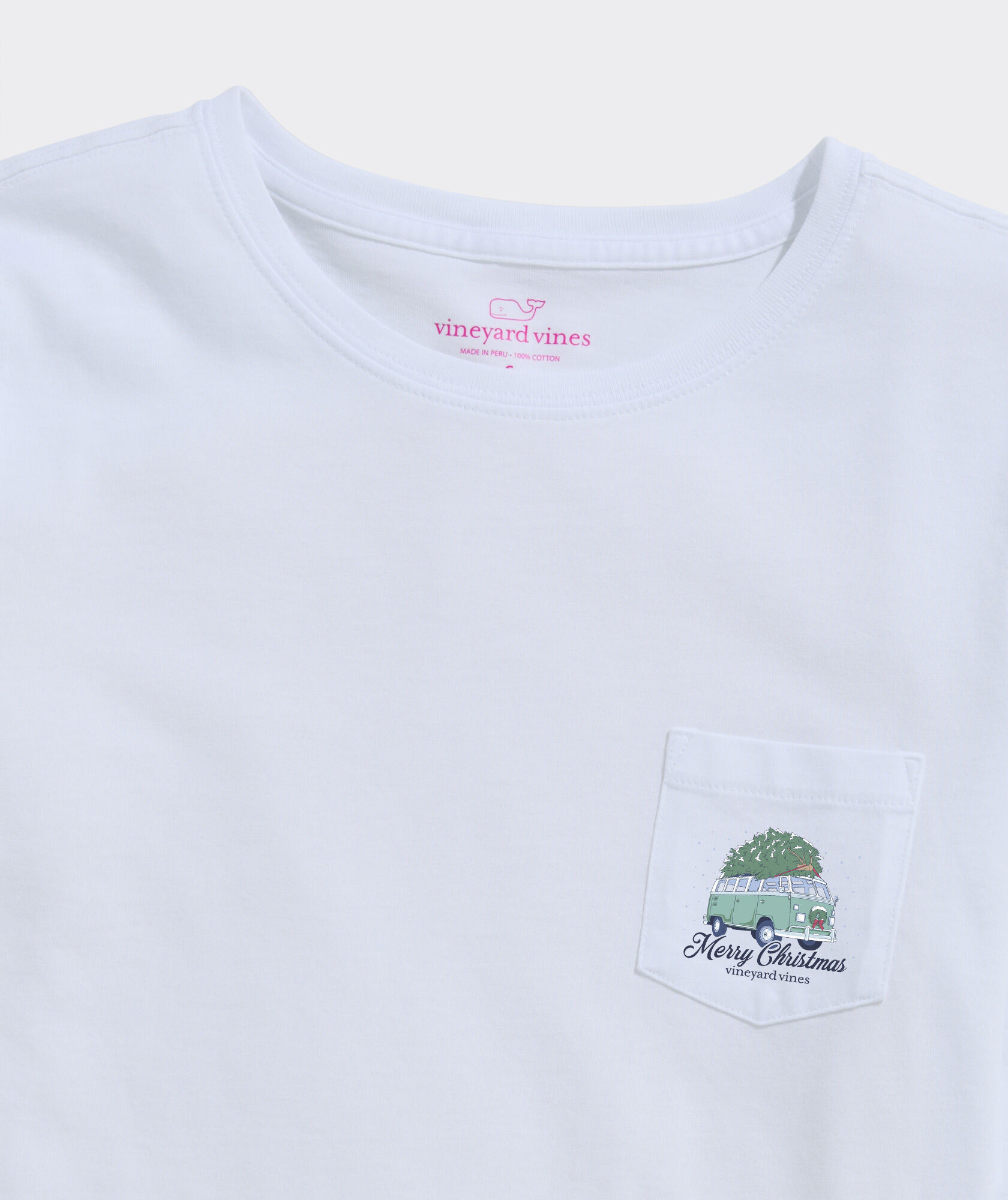 Boys' Retro Van & Tree Long-Sleeve Pocket Tee