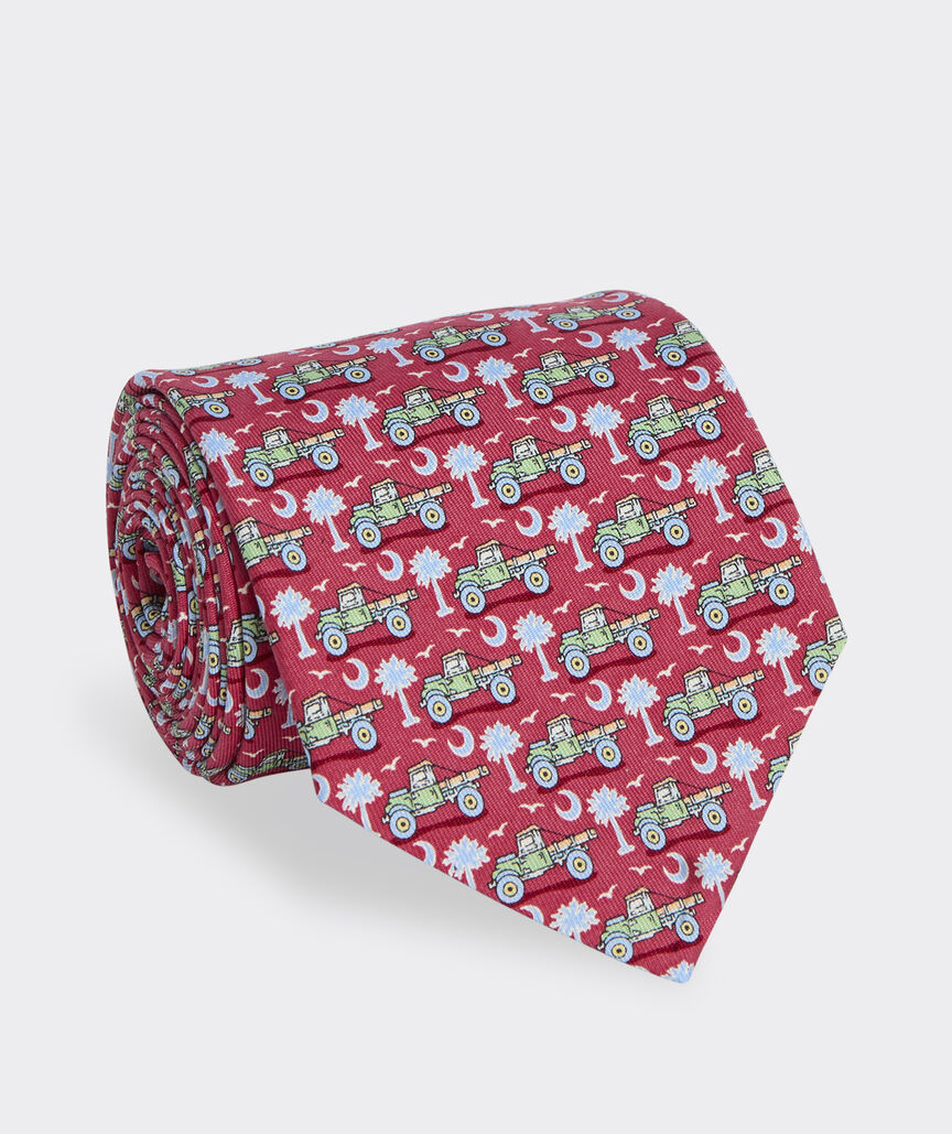 Lowcountry Truck Silk Tie