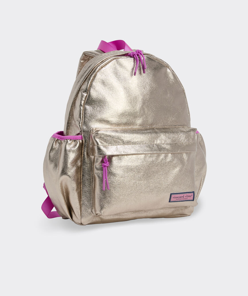 Girls' Metallic Backpack