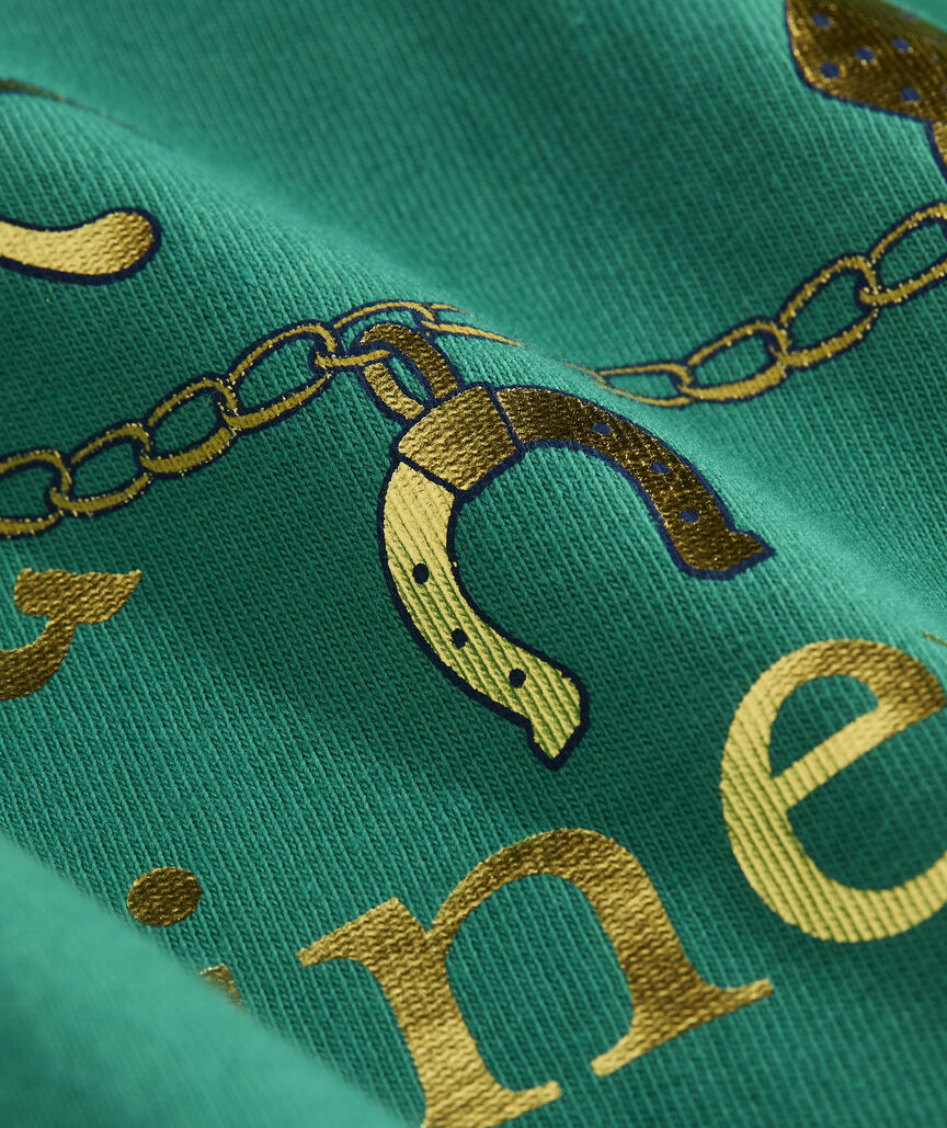 Women's Lucky Whale Necklace Charms Long-Sleeve Pocket Tee