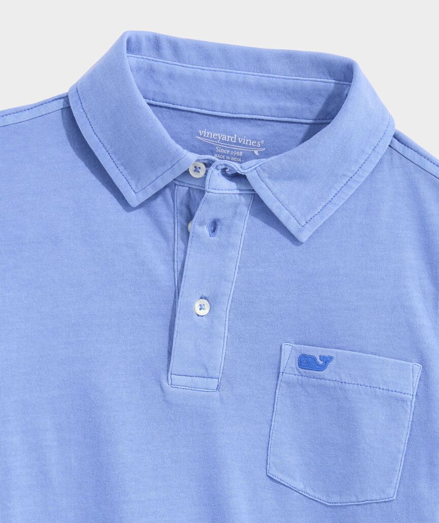 Boys' Garment-Dyed Surf Polo