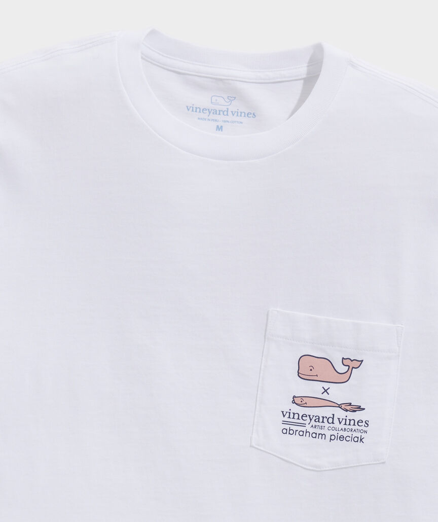 Abe Pieciak Lures Whale Short-Sleeve Pocket Tee