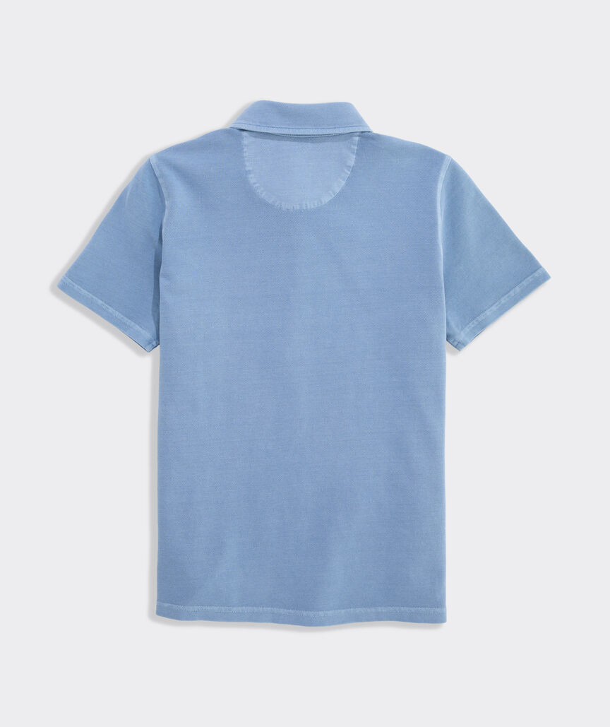 Boys' Lived-In Pique Polo