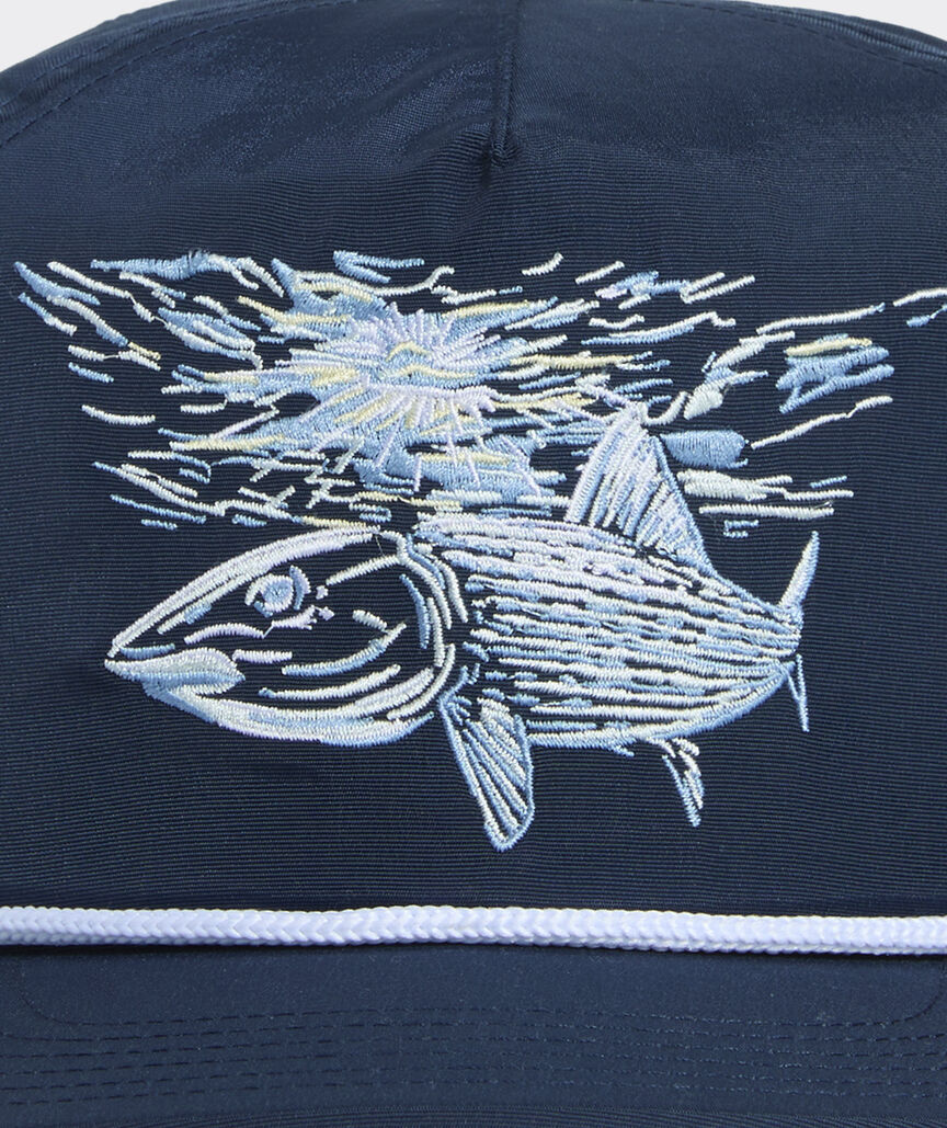 Performance Embroidered Bonefish Rope Hat