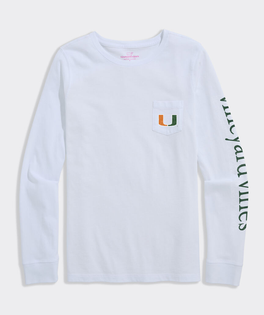 University of Miami Women's Tailgate Long-Sleeve Pocket Tee
