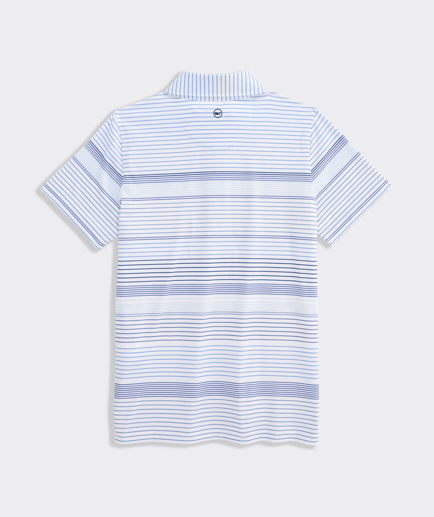 Boys' Performance Kiawah Engineer Stripe Sankaty Polo