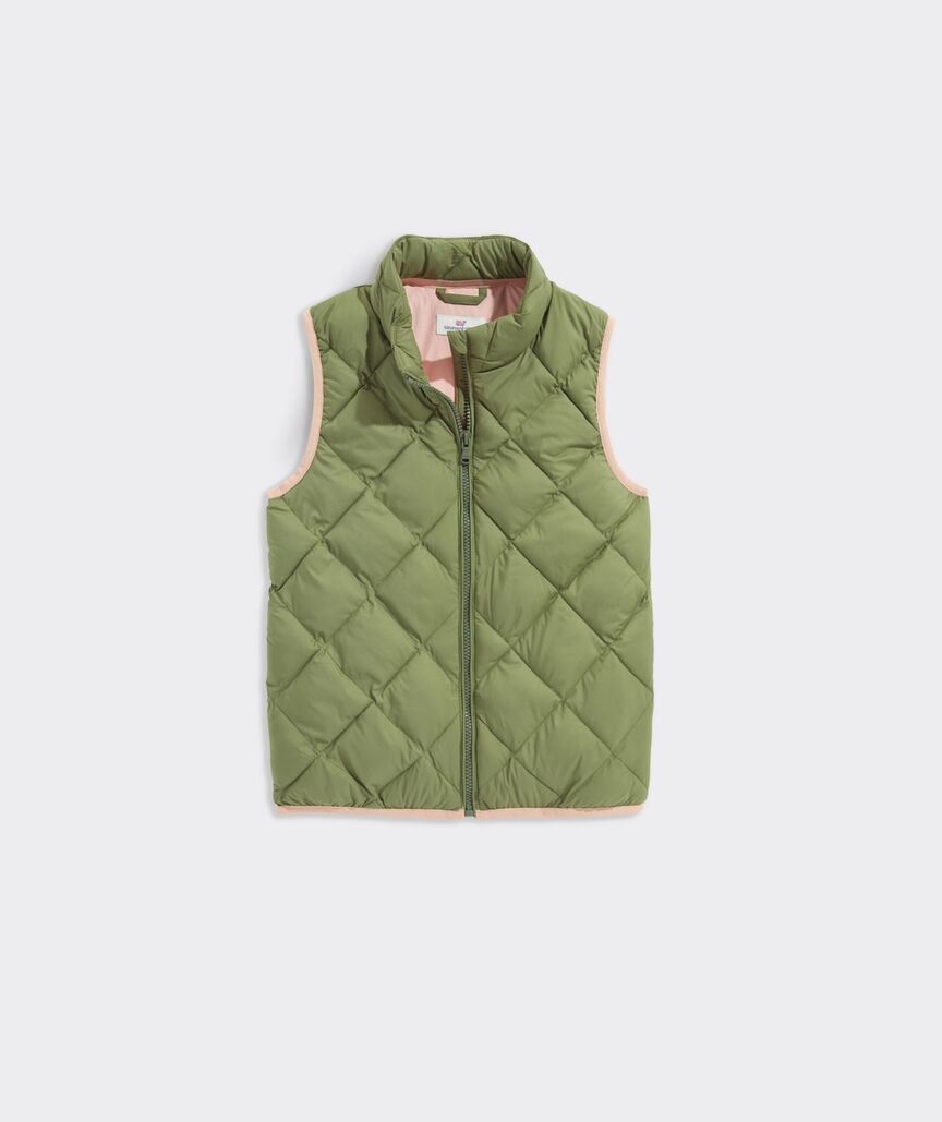 Girls' Quilted Puffer Vest