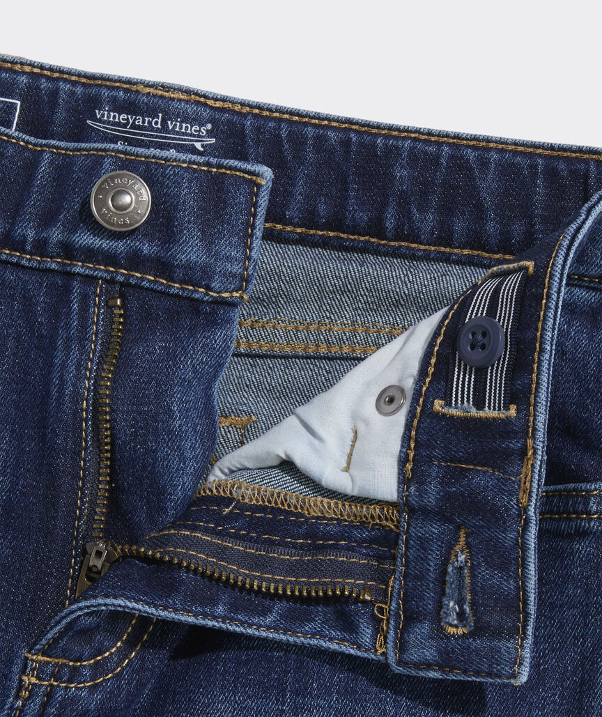 Boys' Indigo Slim Straight Jeans