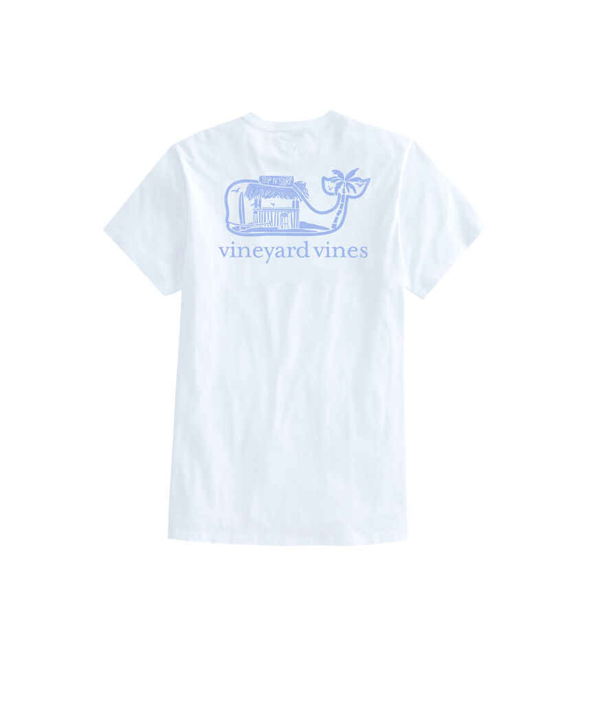 OUTLET Sip N' Surf Scenic Whale Short-Sleeve Pocket Tee