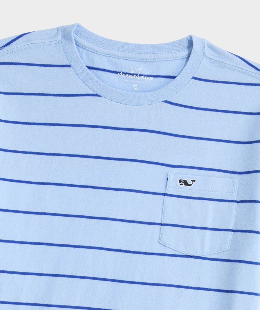 Boys' Striped Surf Short-Sleeve Pocket Tee