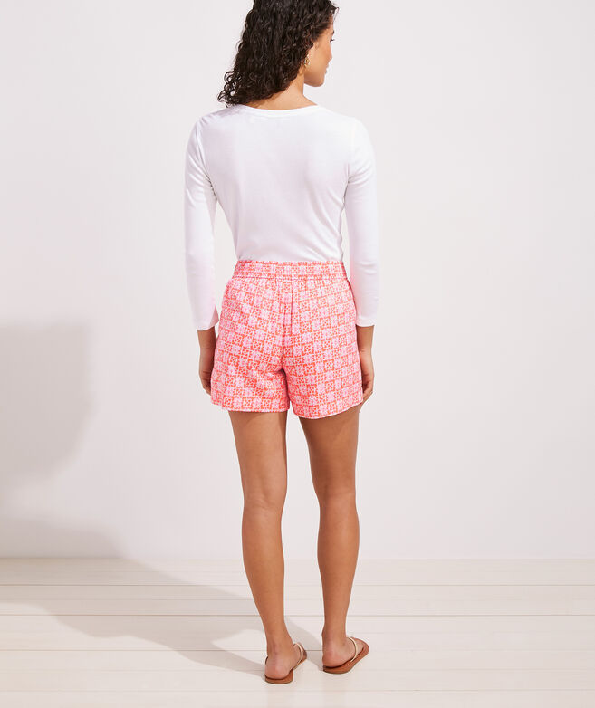 Tortola Tile Luxe Pull-On Shorts