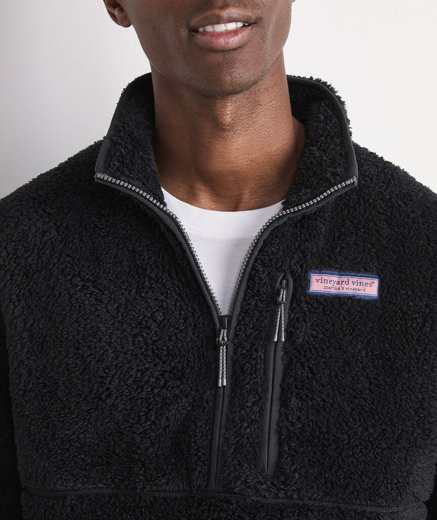 New England High-Pile Fleece Quarter-Zip
